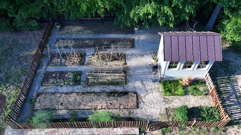 Estate aerial view