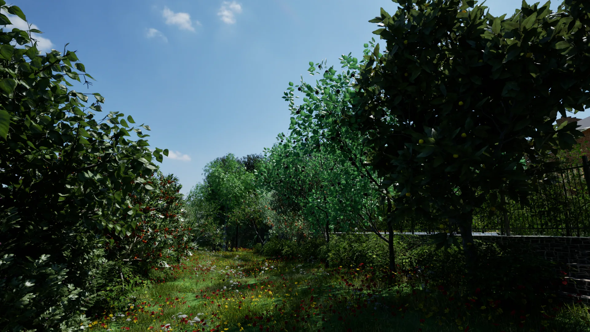 Productive food forest planting